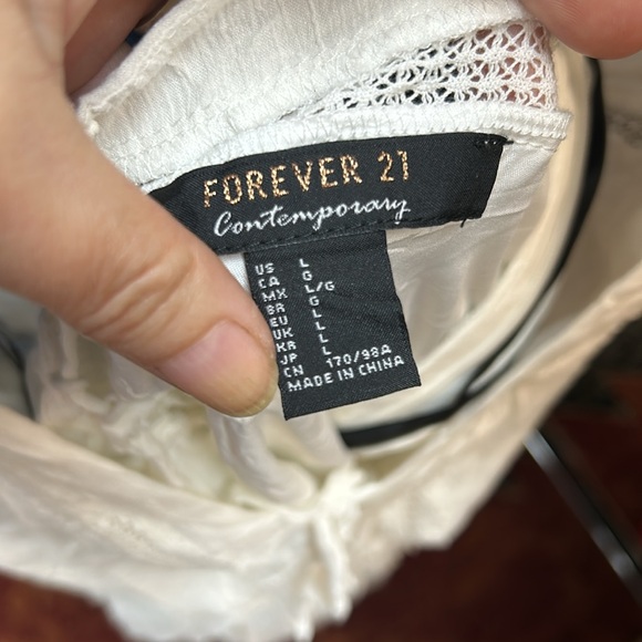 Forever 21 White Babydoll Corset Dress - Picture 6 of 7